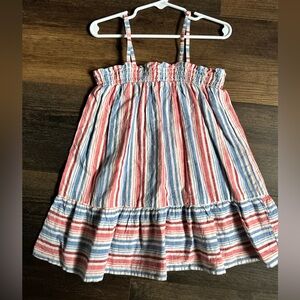 Red/White/Blue Striped Dress